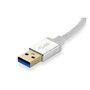 Level One Adaptador USB 3.0 Gigabit Ethernet y Hub de 3 Puertos USB 3.0 USB-0503