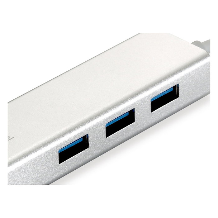Level One Adaptador USB 3.0 Gigabit Ethernet y Hub de 3 Puertos USB 3.0 USB-0503 Level One Adaptador USB 3.0 Gigabit Ethernet y Hub de 3 Puertos USB 3.0 USB-0503