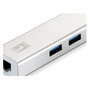 Level One Adaptador USB 3.0 Gigabit Ethernet y Hub de 3 Puertos USB 3.0 USB-0503
