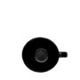 Summa Taza Barista de Porcelana, Color Negro, 27 cl (9.5 cm diámetro x 7.5 cm alto) (Set de 6)