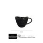Summa Taza Barista de Porcelana, Color Negro, 27 cl (9.5 cm diámetro x 7.5 cm alto) (Set de 6)