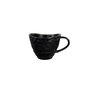 Summa Taza Barista de Porcelana, Color Negro, 27 cl (9.5 cm diámetro x 7.5 cm alto) (Set de 6)