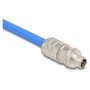 DeLOCK 86032 Conector M12 X-codificado 8 Pin LSA Cat.6a Plata