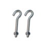 Edm Hembrilla abierta con tuerca HM02, M8 x 60 mm, zincado