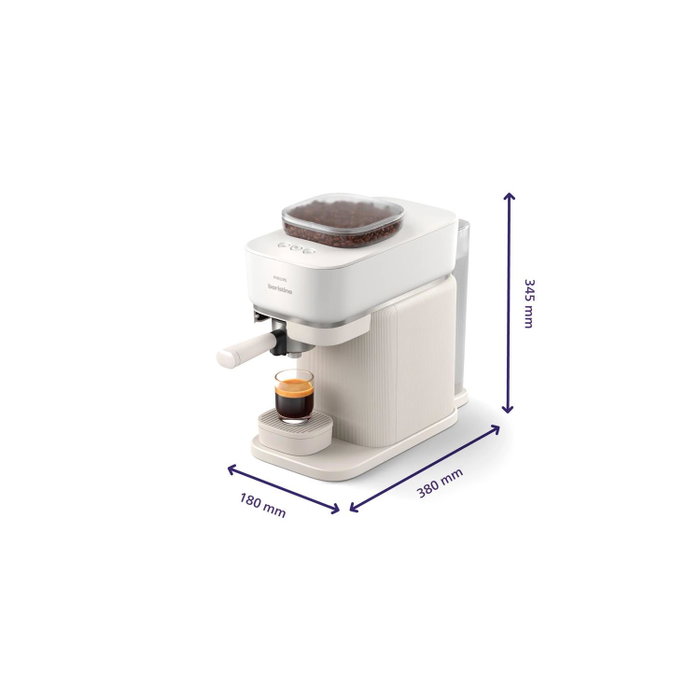 Philips Máquina Espresso Baristina BAR300/00 Blanca