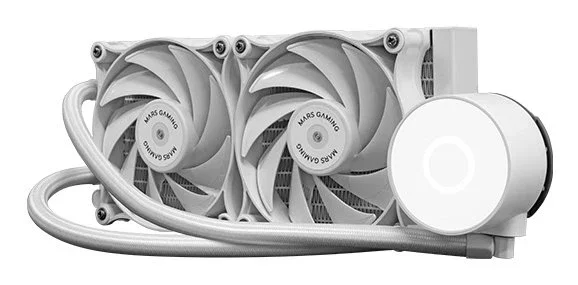 Mars Gaming ML-PRO240 Refrigeración Líquida AIO Kit, Radiador 240mm Negro, 2 Ventiladores 120mm FDB, TDP 450W, Compatible Intel LGA 1700/1200 y AMD AM5/AM4