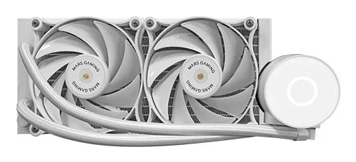 Mars Gaming ML-PRO240 Refrigeración Líquida AIO Kit, Radiador 240mm Negro, 2 Ventiladores 120mm FDB, TDP 450W, Compatible Intel LGA 1700/1200 y AMD AM5/AM4