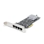 StarTech.com Tarjeta de red PCIe de 4 puertos 2,5G Intel I225-V PR42GI-NETWORK-CARD