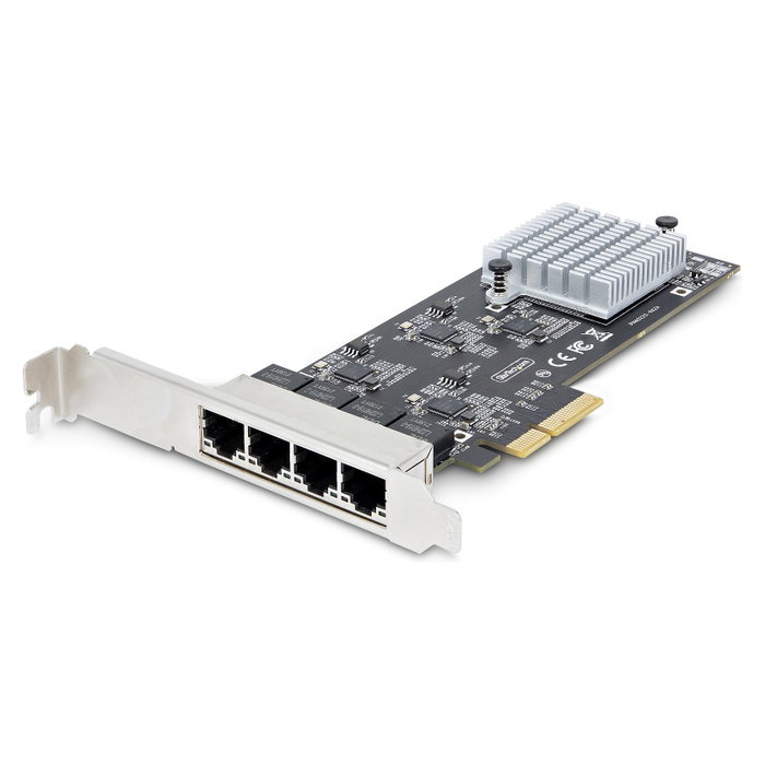 StarTech.com Tarjeta de red PCIe de 4 puertos 2,5G Intel I225-V PR42GI-NETWORK-CARD