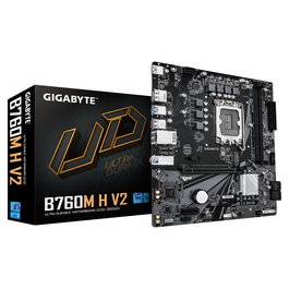 Gigabyte B760M H V2 Placa Base Micro ATX LGA 1700 Intel B760 DDR5 8000MHz(O.C.) PCIe 4.0 M.2 Realtek LAN 1GbE 128GB USB 3.2 Windows 10/11