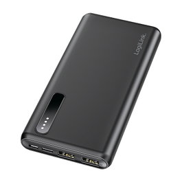 LogiLink Mobile Power Bank, LiPo, 8.000 mAh, negro