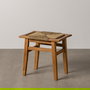 Taburete Natural Madera 49 X 35 X 45 cm