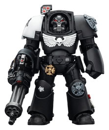 Joy Toy (CN) Warhammer 40,000 Figura Raven Guard Terminator 3 con Power Fist y Assault Cannon 14 cm