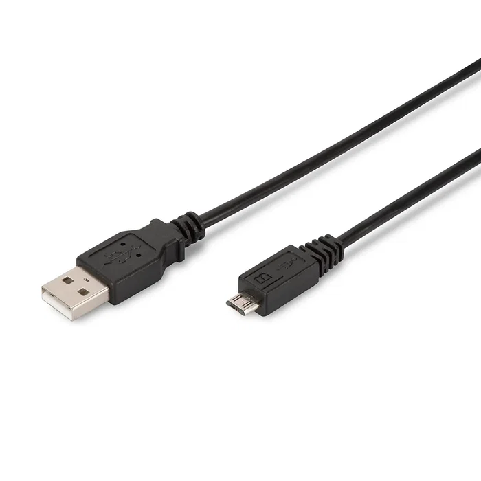 Ewent EC1020 Cable USB 2.0 tipo A a Micro USB, 1.8 metros, Negro