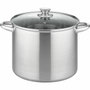 GSW RIGO Olla de Acero Inoxidable 26 cm - 10 L - Inducción