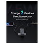 UGREEN Nexode Pro Cargador GaN Rápido 45W 2 Puertos USB-C Gris, Modelo 35008, Power Delivery 3.0 y Quick Charge 4, 36.5 * 47 * 35.9 mm