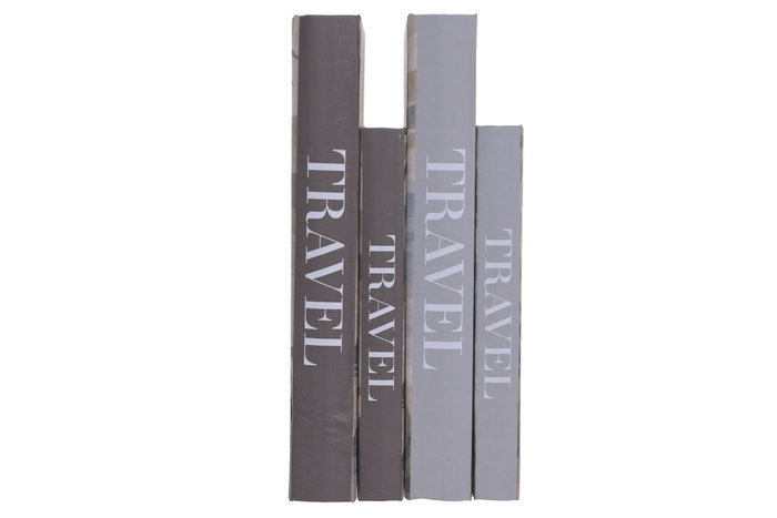 DKD Home Decor Set de 2 Cajas para Libros Tropical Verde