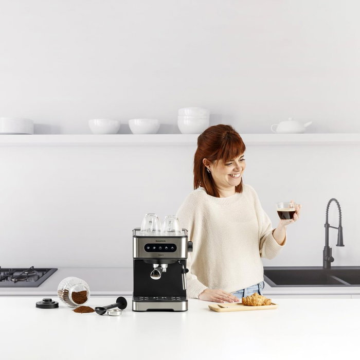 Cafetera Express Taurus TRENTO Acero 1,5 L