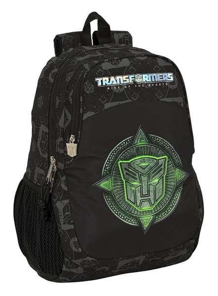 Mochila Escolar Transformers Negro 32 x 44 x 16 cm