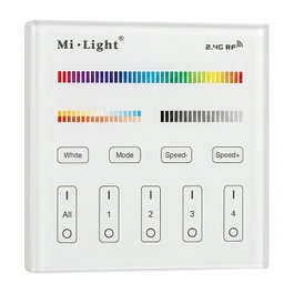 Miboxer LED Fernbedienung Smart Panel RGB-WW (RGB-CCT) 4 Zonas