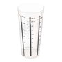 5Five Vaso medidor 500 ml (1/2 litro), Polipropileno Transparente, 8.5 x 8 x 16.5 cm