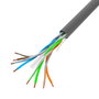 Lanberg 1 grb S Bobina Cable de Red Ethernet U/UTP Cat 5e, 250 MHz, 1000 Mbit/s, 100m, Gris