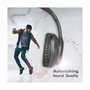 LogiLink Headset Stereo con Micrófono, Negro