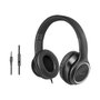 LogiLink Headset Stereo con Micrófono, Negro