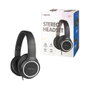LogiLink Headset Stereo con Micrófono, Negro