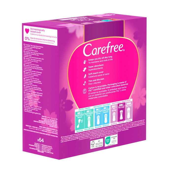 Carefree Maxi Fresh 64 u