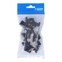 Edm Abrazadera Nylon Negra M-16 para Ferroplast Bolsa 10 Unid