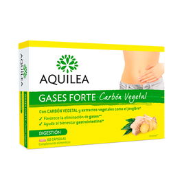 Aquilea Gases Forte Carbón Vegetal 60 Cápsulas Salud Digestiva