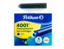 Pelikan 4001 Cartuchos de Tinta para Pluma Azul Real Caja 6 Unidades