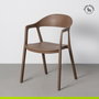 Silla Apilable Marrón Pp Contract 52 X 52 X 80 cm (Set de 2)