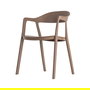 Silla Apilable Marrón Pp Contract 52 X 52 X 80 cm (Set de 2)