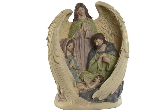 DKD Home Decor Nacimiento Navidad Tradicional Multicolor 16 x 31 x 25 cm (2 Unidades)