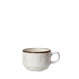 Steelite Taza Apilable Craft Blanco para Te, Vitro Porcelana, 20 cl (Set de 36)