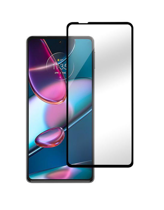 eSTUFF Protector de Pantalla Titan Shield para Motorola Edge 30 Pro - Vidrio Templado 9H, Cobertura Total eSTUFF Protector de Pantalla Titan Shield para Motorola Edge 30 Pro - Vidrio Templado 9H, Cobertura Total