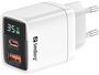 Sandberg Cargador 2en1 1xUSB-C 1xUSB 35W Carga Rápida Pantalla Potencia Dual