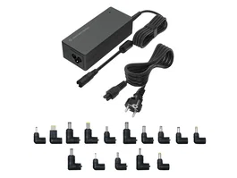 Conceptronic Cargador Universal para Portátil OZUL08B15 90W con 15 Adaptadores