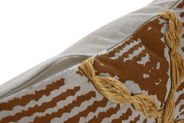 DKD Home Decor Cojín Boho Multicolor 8 x 45 x 45 cm (2 Unidades) Algodón Poliéster