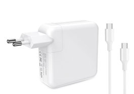 CoreParts Cargador USB-C para Apple MacBook 61W Blanco
