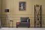 Atelier Del Sofa Sofá de 1 Plaza Anthracite 100x75x80 cm