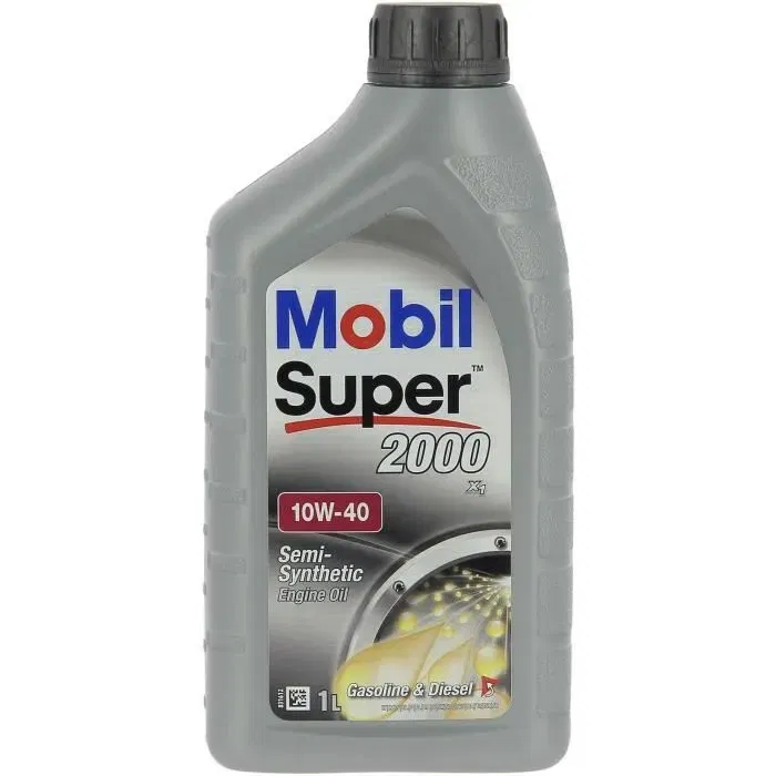 Mobil S2000 Contenedor de Aceite de Motor 10W40 1 L 4 Estaciones
