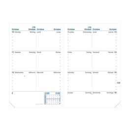 QUO VADIS Recambio Agenda Anual 2026 Sapa X ML 100x150 S/V 2 Pag.