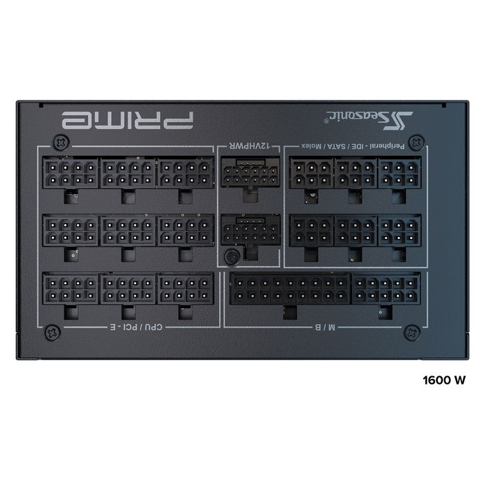 Seasonic PRIME PX-1600 ATX3.1 Fuente de Alimentación 1600W 80+ Platinum Modular