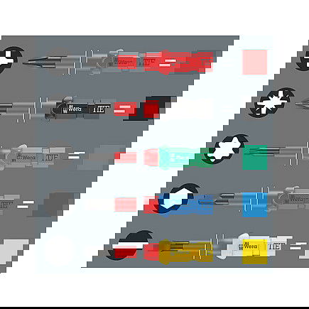 Wera 05006611001 Kraftform Kompakt VDE 17 Universal Juego de herramientas 17 piezas con funda