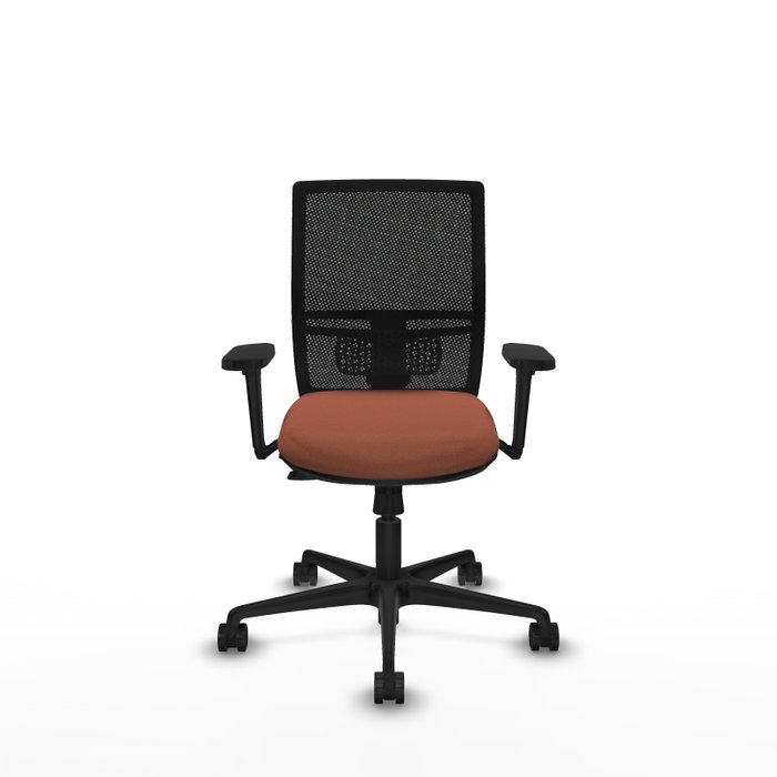 PIQUERAS Y CRESPO Silla de oficina Yunquera con mecanismo Sincro/Traslack, Marrón y Negro PIQUERAS Y CRESPO Silla de oficina Yunquera con mecanismo Sincro/Traslack, Marrón y Negro
