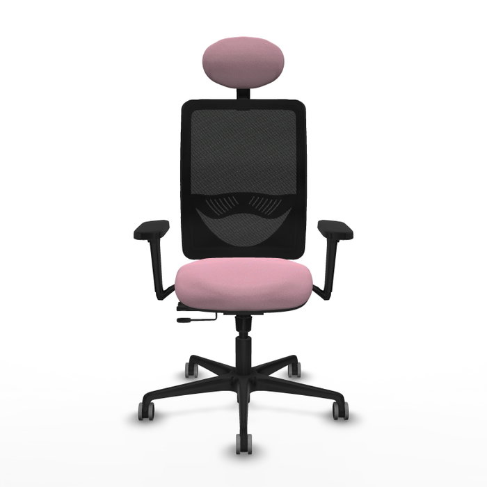 PIQUERAS Y CRESPO Silla de oficina Zulema Rosa y Negro PIQUERAS Y CRESPO Silla de oficina Zulema Rosa y Negro