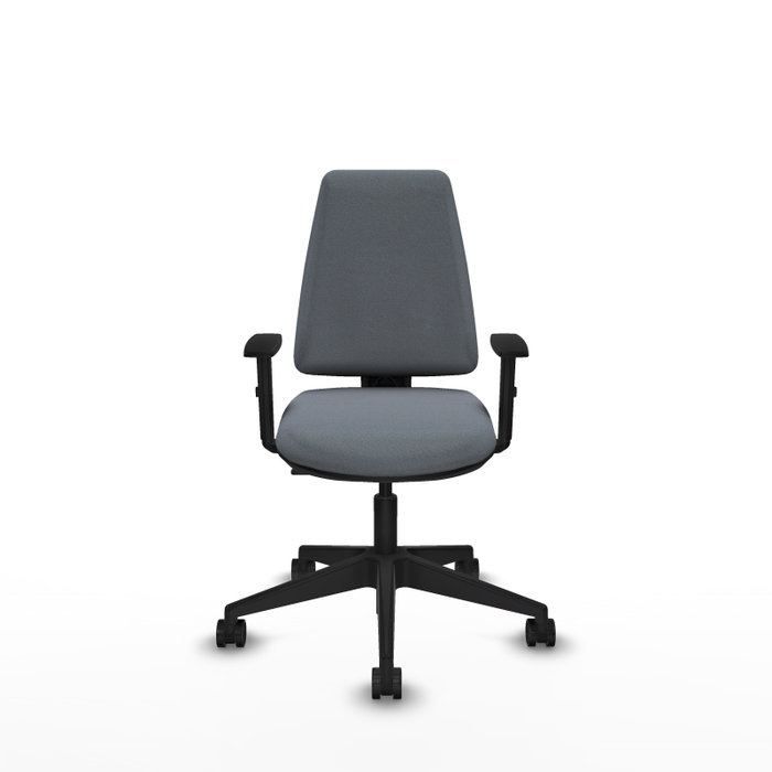 PIQUERAS Y CRESPO Silla de oficina Elche Gris con mecanismo Contacto permanente PIQUERAS Y CRESPO Silla de oficina Elche Gris con mecanismo Contacto permanente